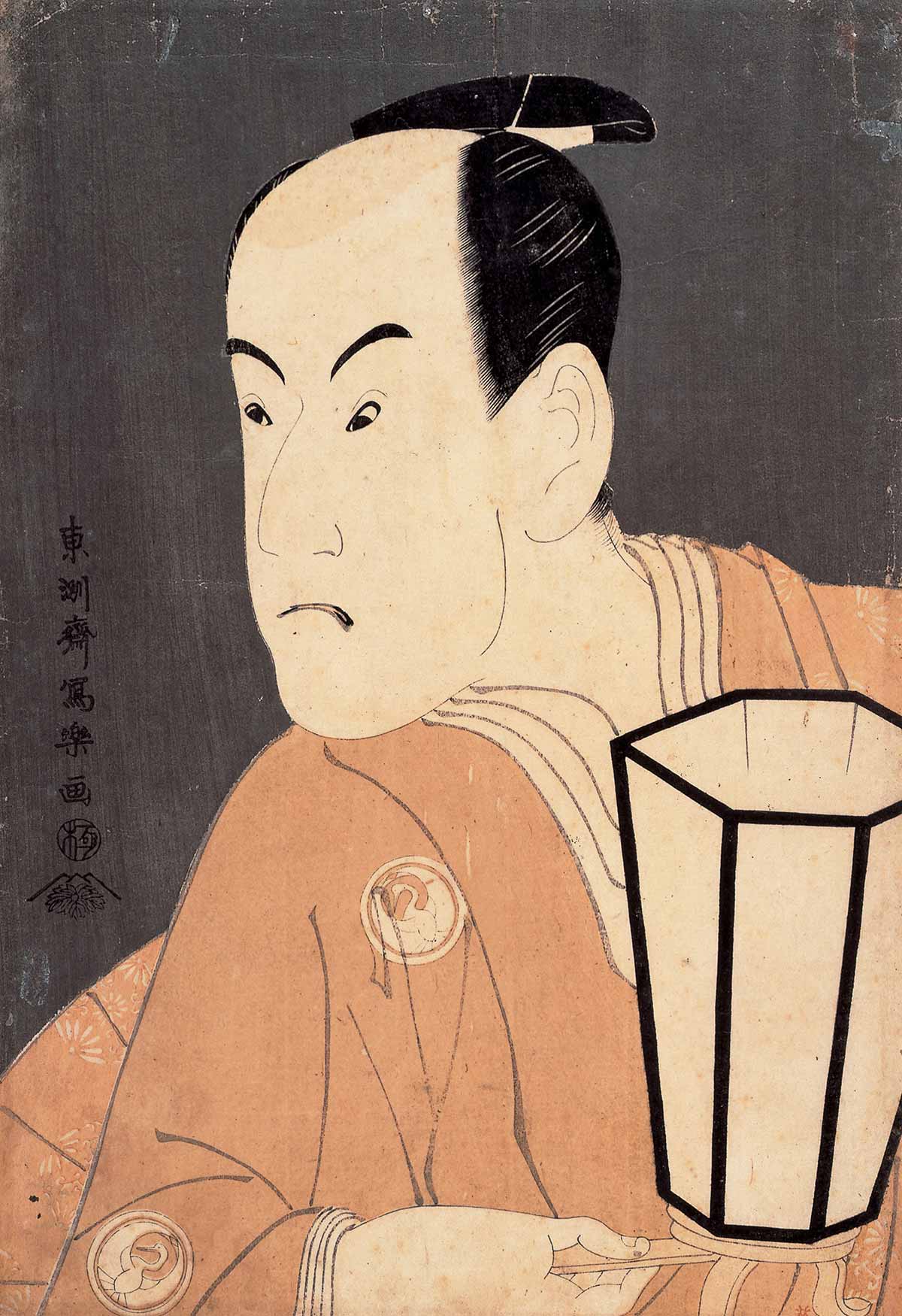 東洲斎写楽「三世坂東彦三郎の鷺坂左内」